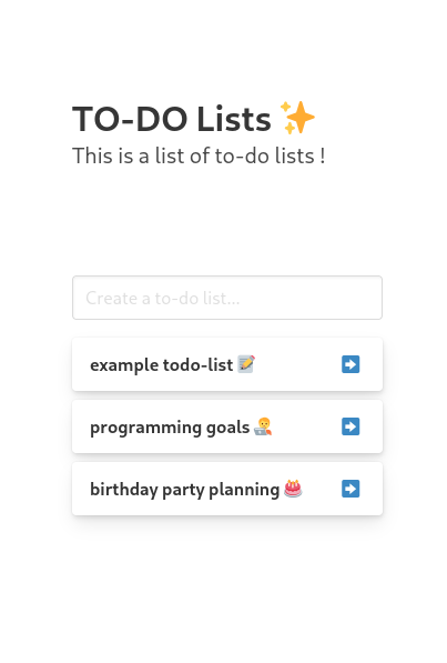 to-do list website screenshot